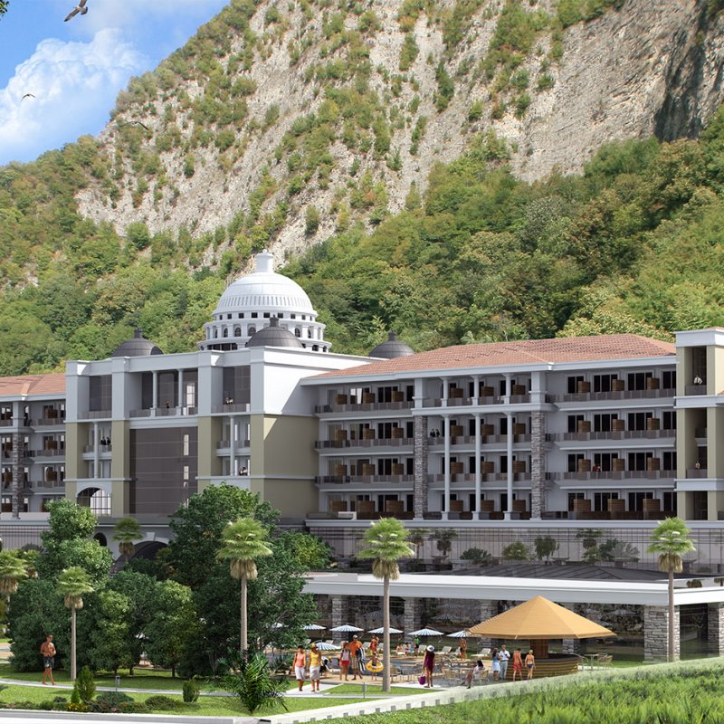 Çamoğlu Architecture | Qax Hotel Azerbaijan