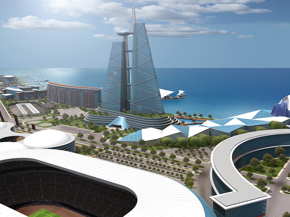 Çamoğlu Architecture | Simferepol Sports Complex