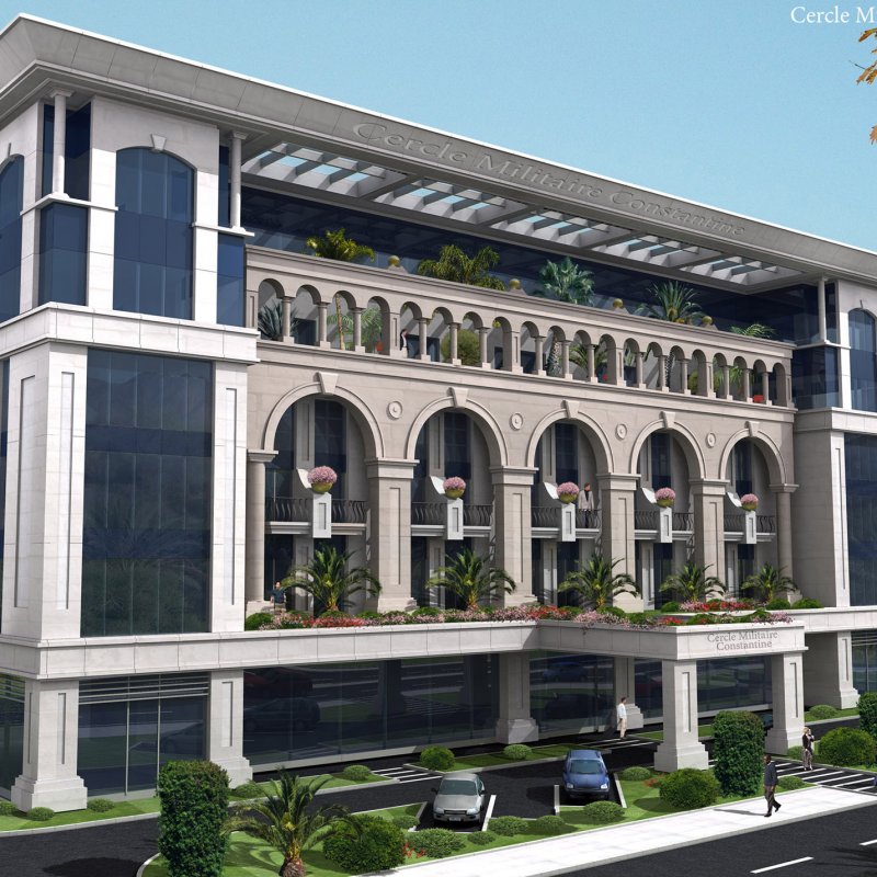 Çamoğlu Architecture | Algeria Officer’s Club