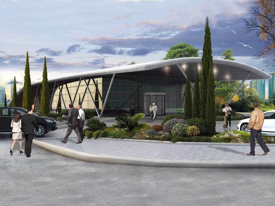 Çamoğlu Architecture | Sarphan Finans Park Satıs Ofısı