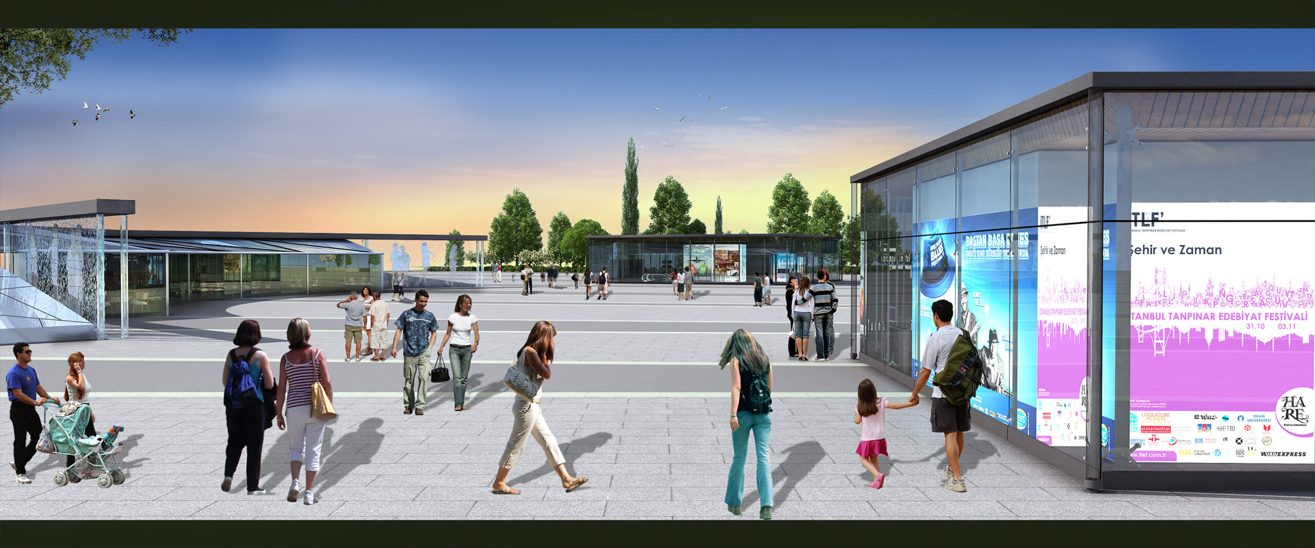 Çamoğlu Architecture | Çağlayan Square Design